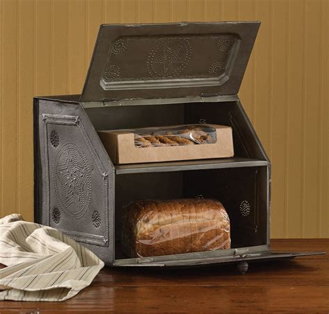 2 tier metal bread box|2 shelf bread box.